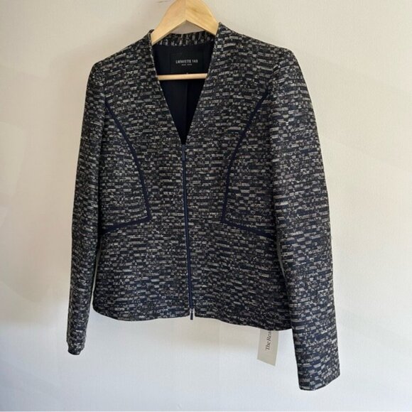 Lafayette 148 Tweed Pattern Jacket - Picture 9 of 10